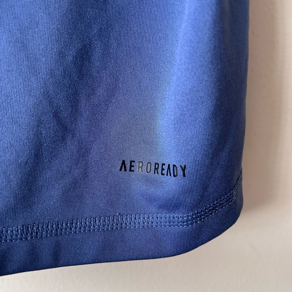 Adidas Freelift Aeroready Blue Workout Shirt Men Sz XXL - Picture 2 of 4